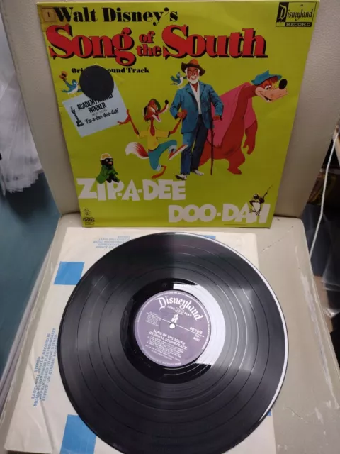 Song Of The South Walt Disney Disneyland Record LP Vinyl Rare Castle Series EX