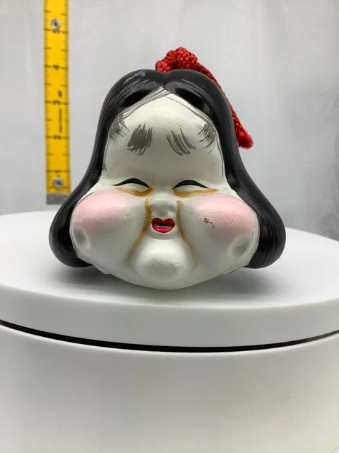 Japanese Clay Bell Ceramic Dorei Asian Antiques Senbon Shakado