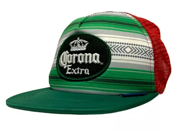 Corona Extra Mexican Beer Cinco De Mayo Mexico Breweriana Snapback Trucker Hat