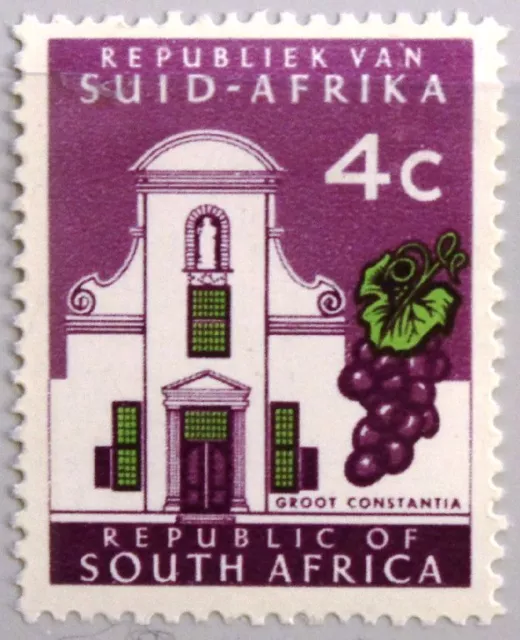 RSA SÜDAFRIKA SOUTH AFRICA 1971 402 Freimarke Groot Constantia Weintrauben MNH