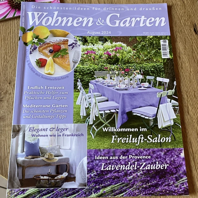 WOHNEN UND GARTEN August 2024 EUR 2,50 PicClick DE