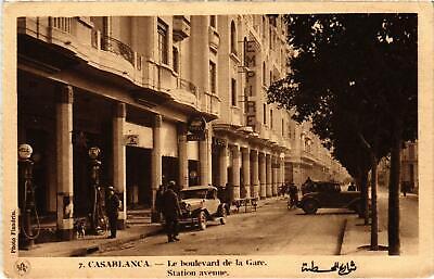 CPA AK MAROC CASABLANCA - Le boulevard de la Gare (92859)