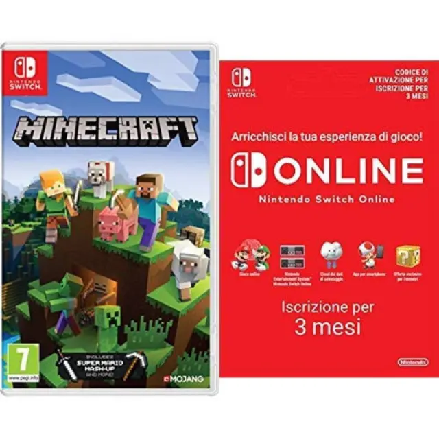 Minecraft - Nintendo Switch + 90 Giorni Switch Online Membri (Individual) | Nint