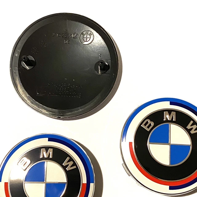 Emblèmes BMW M Originaux - Lot De 4 Autocollants Jantes - Dimensions 1.7x0.9cm