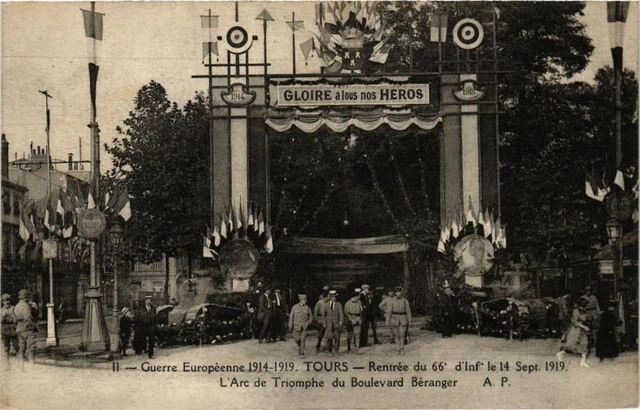 CPA AK War TOURS - Arc de Triomphe (211163)