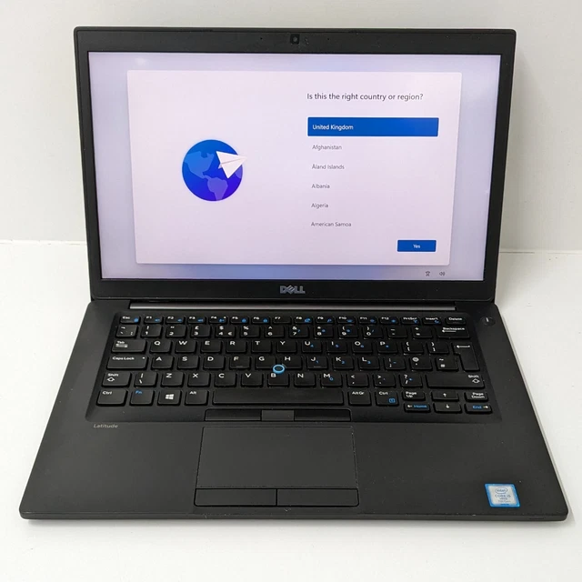 DELL WINDOWS 11 Laptop Latitude 7480 16GB RAM 256GB SSD i57300U WIFI USB C HDMI EUR 170,30
