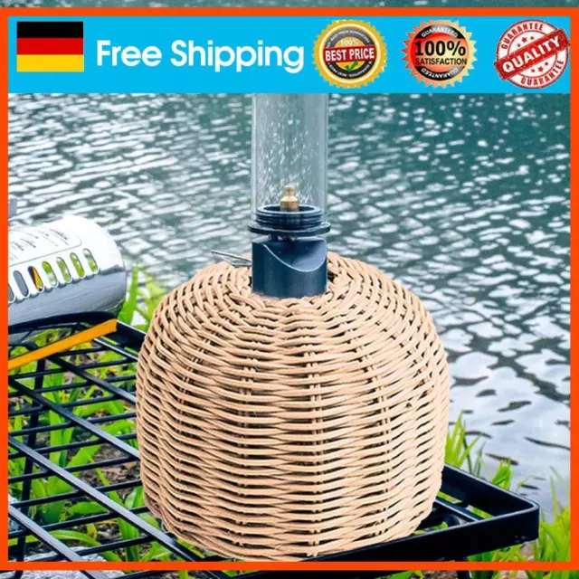 neu Huj Rattan-Abdeckung für Gasflaschen, Camping, Kochen, Schutztasche