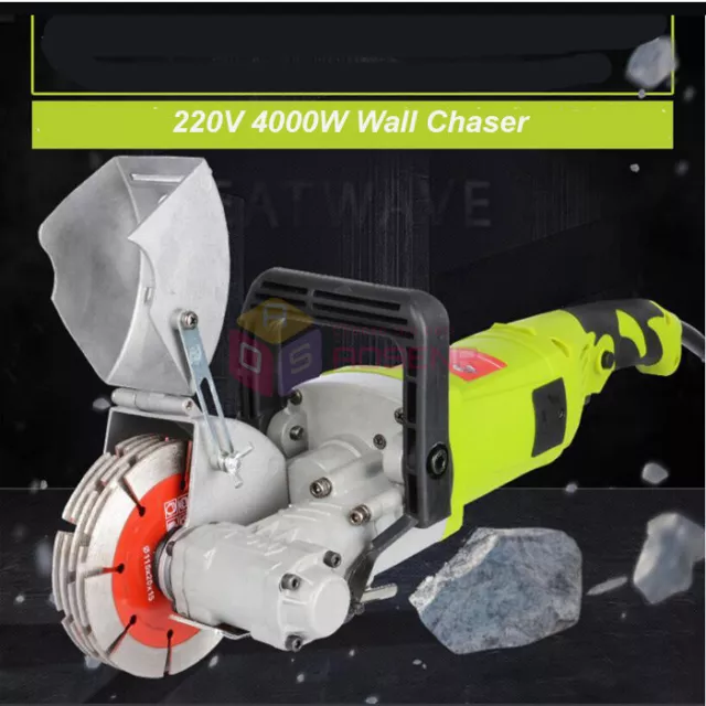 220V Electric Wall Chaser Groove Cutting Machine Wall Slotting Machine 4KW 33mm