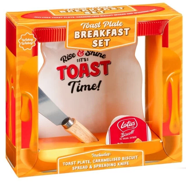 Set colazione piatto toast Biscoff un modo gustoso per iniziare ogni giornata regalo ideale per Natale
