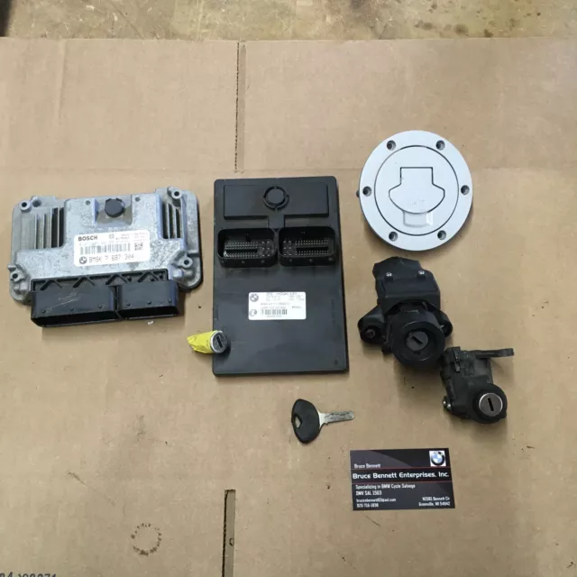 2006 BMW R1200RT Lock Set/ ECU /Computer (Ignition/Fuel/Glove Box/Seat  230165
