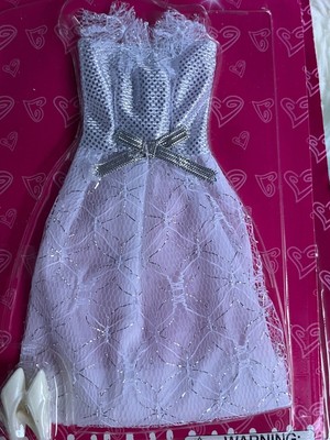 Vintage Clone Barbie Dress With Silver Thread Hong Kong Similar Fashion Dolls