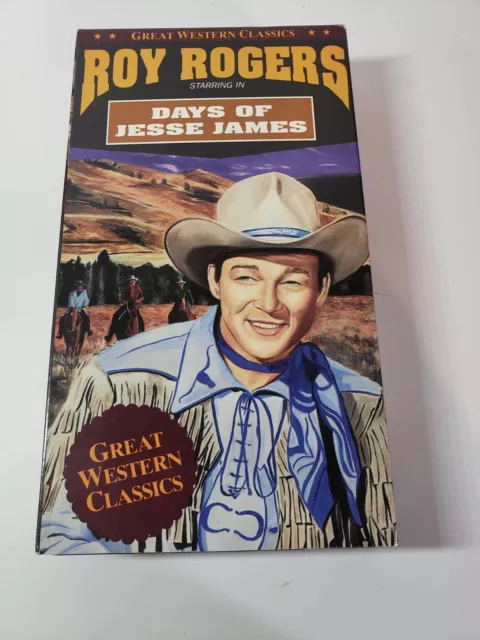 ROY ROGERS DAYS of Jesse James VHS Tape 1995 $6.99 - PicClick