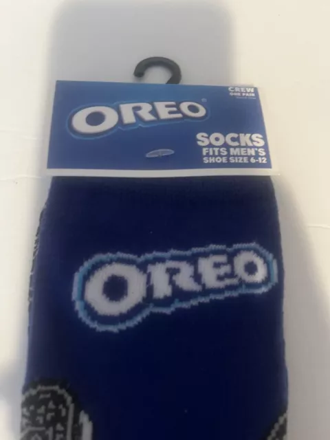 NEW Oreo Cookie SOCKS Snack Unisex Novelty Shoe Size 6-12 FREE SHIPPING