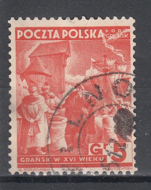 Hafen v.Danzig"Port Gdansk"Mi. Nr:  34 gest. . (5082)
