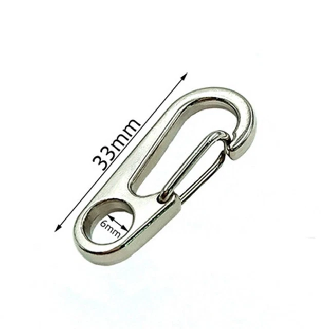 SAFETY TRAVEL TOOLS D Carabiner DRing Key Chain Spring Clips Camping