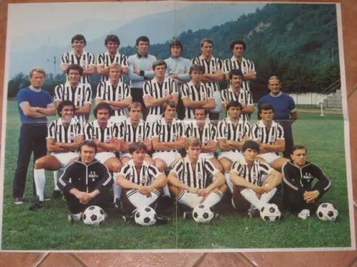 Poster Juventus Rosa Al Completo 1979/80