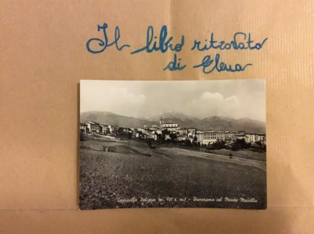 Torricella Peligna Monte Maiella Chieti Abruzzo animata viaggiata 1963