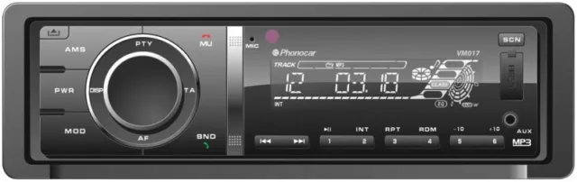 VM017 Autoradio 1 din USB/SD/Aux IN / CD Phonocar