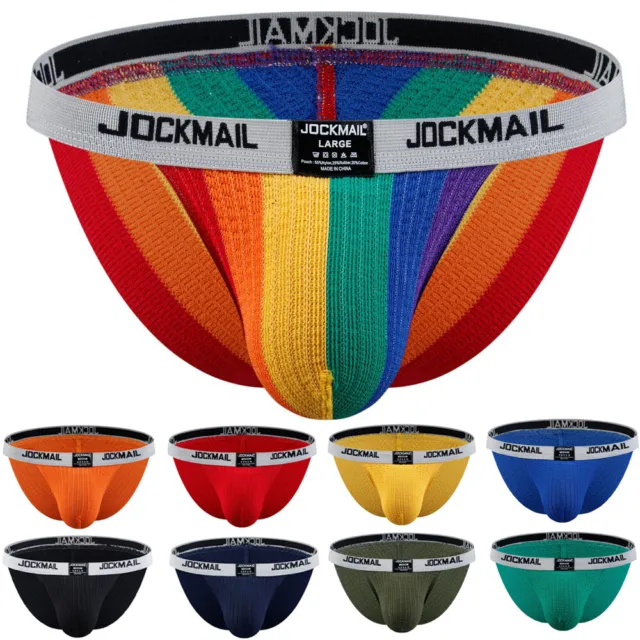 JOCKMAIL Sexy Mens Underwear Boxer Briefs Pouch Low Waist Comfy Underpants