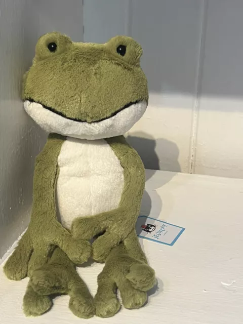 NEW Jellycat Finnegan Frog Soft Toy New With Tags