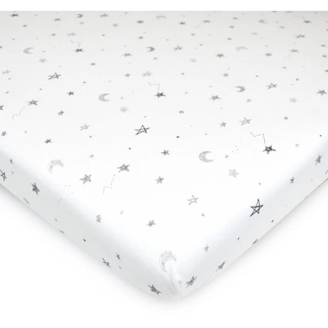 Sábana ajustada de algodón Snug Fit de American Baby Company - no estándar