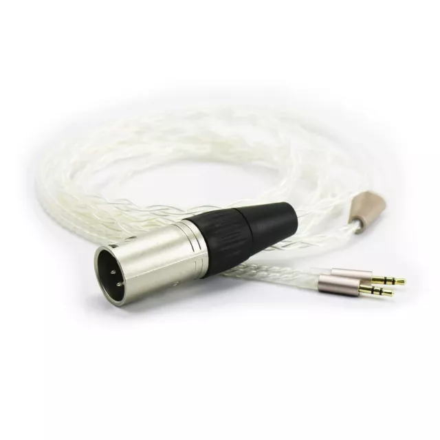 Hifi 3.5mm to 4-Pin XLR Balanced Audio Headphone Adapter Female male Cable  Plug