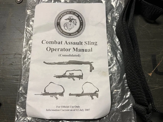 Marine Corps Military 3-Point Tactical Sling - Beretta M9 Holster - Made in USA