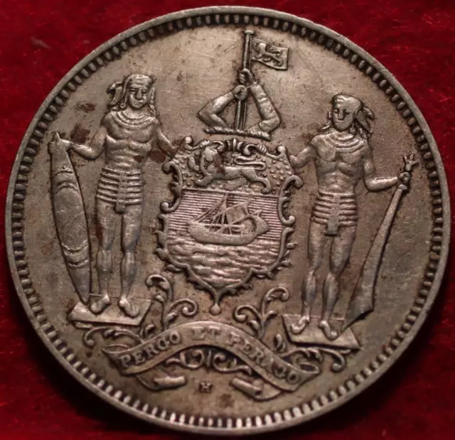 1940 British North Borneo 5 Cents Clad Foreign Coin