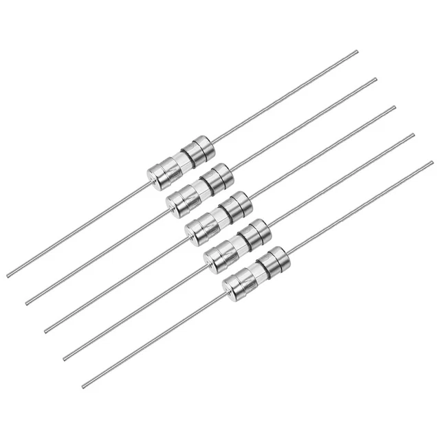 Coup rapide Fusible Axial Fil Verre Fusibles 3.6mm x 10mm 250V F3.15A 5Pcs