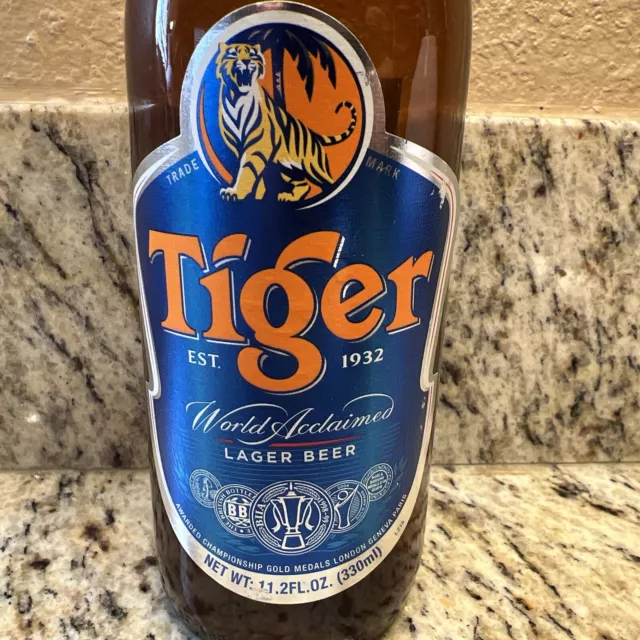 Tiger Lager Beer Bottle Paper United States Beverage LLC Stamford Connecticut