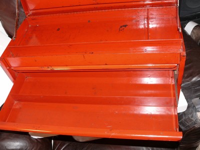 Vintage Snap On Tool Chest Top Box Tools 3 Drawer Folding Lid 70,S 24X12X10.v In three