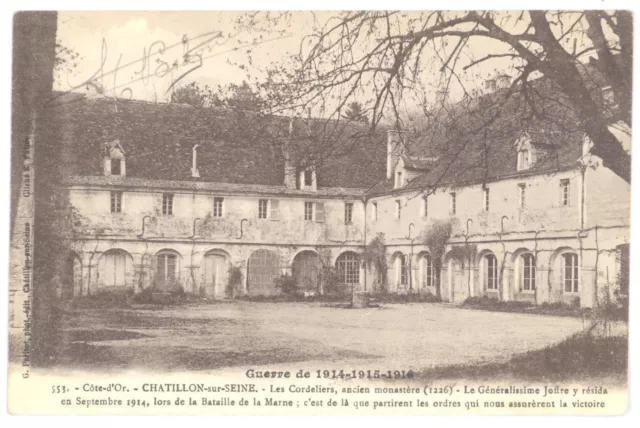 CPA 21 - CHATILLON SUR SEINE (Côte d'Or) - 553. Les Cordeliers, ancien Monastère