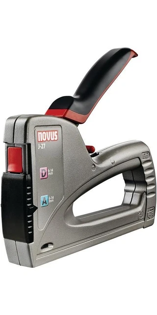 NOVUS Handtacker J-27 DA dual power großer Profitacker mit Alu Gehäuse