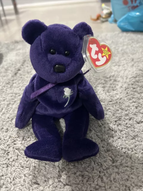 Rare TY Beanie Baby Princess Diana Vintage Collection  Retired 1997 1st Edition