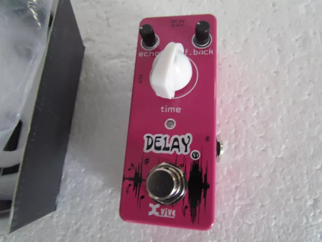 Pedal de efectos de retardo para guitarra Xvive V5 2