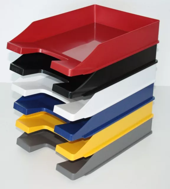 Briefablage Klassik Farbe wählbar Ablagekorb Ablagebox Zettelbox