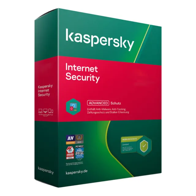 Kaspersky Internet Security 2024 (Stand) - 1PC, 3PC, 5PC, 10PC | 1 Jahr, 2 Jahre 2