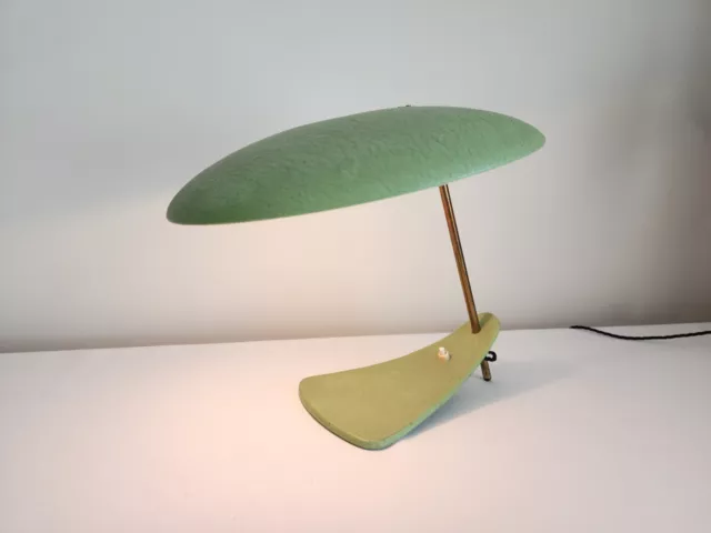 Stilnovo lamp. 1950s modernist Italian design classic. Mid century modern. Kalff