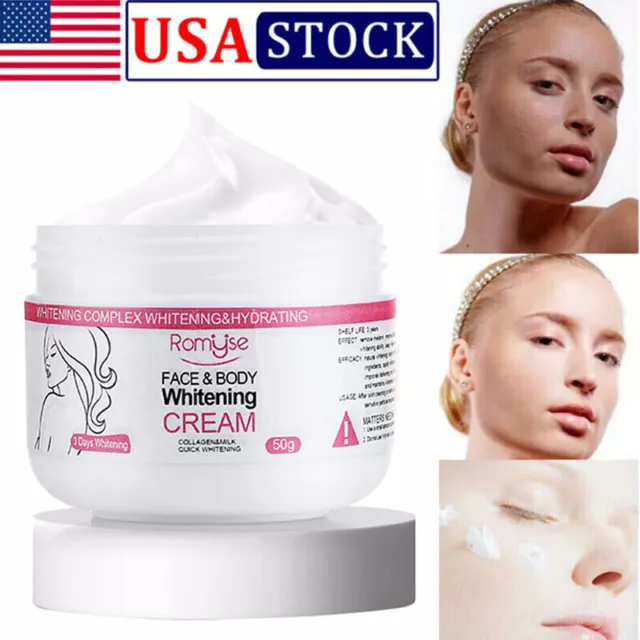 3 Days Skin Whitening Bleaching Cream Armpit Underarm Face Body Lightening Gel