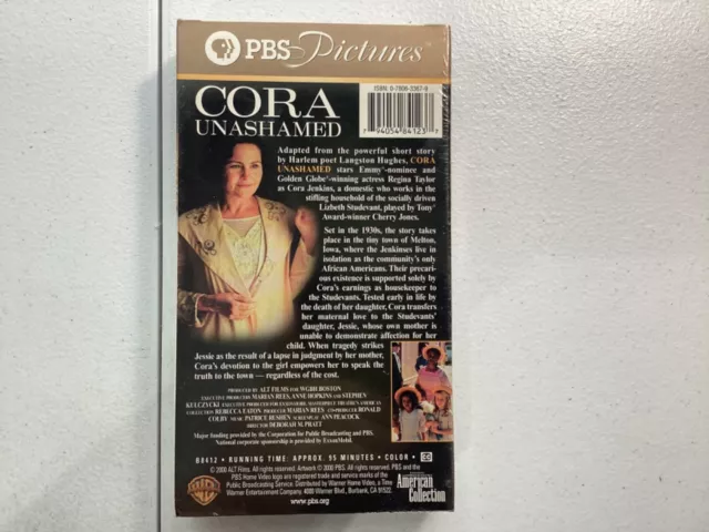 CORA UNASHAMED VHS Sealed PBS Pictures American Collection Regina ...