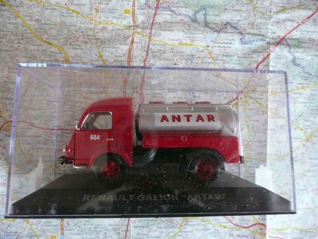 RENAULT GALION CITERNE ANTAR IXO Camionnette d'Antan 1/43 en boite EUR