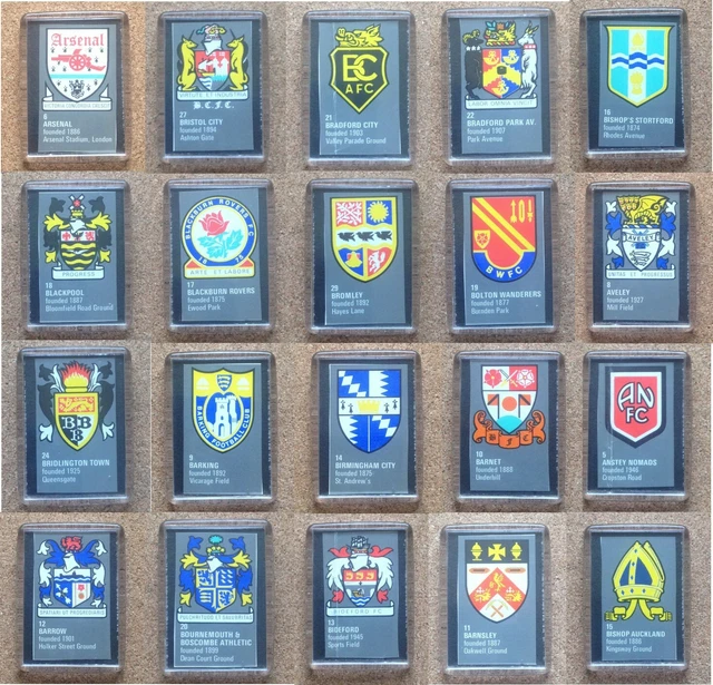 BARTHOLOMEW FOOTBALL (SOCCER) Map Badge Crest Fridge Various