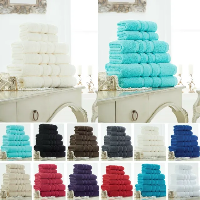Zero Twist Luxury Towels 100% Cotton Super Soft 550 GSM Hand Bath Towel Sheet