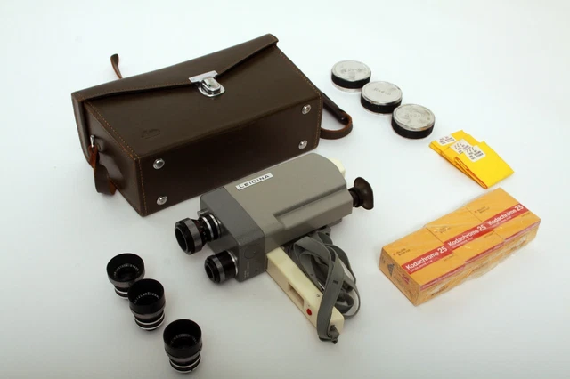LEICINA Filmkamera + Zubehör + neue ungebrauchte Film