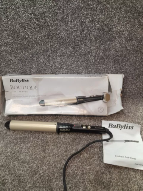 Babyliss Boutique  Soft Waves  Hair Curlers Curling Wand Curl Tongs