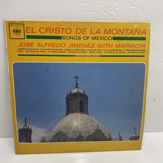 JOSE ALFREDO JIMENEZ El Cristo De La Montana Lp Record Vinyl Album Rare