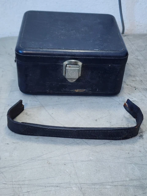 Vintage Weston Thermo Ammeter Model 622 Bakeolite Case w/ Leather Carrying Case
