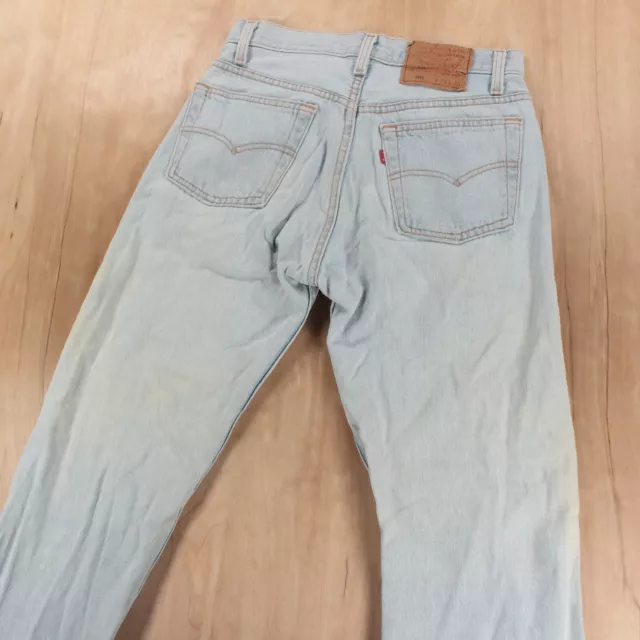 1993 LEVI'S 501 0134 light wash denim jeans 27x29 ( 28x30 tag ) vtg 90s usa made