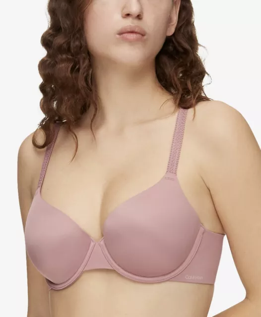 CALVIN KLEIN WOMENS Liquid Touch Lightly Lined Perfect Coverage Bra 36 C  $40.00 - PicClick