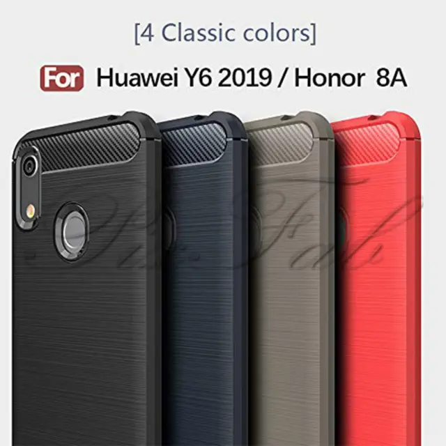For Huawei Y6 2019 New 100% Genuine Ultra Slim Clear Shock Proof Gel Phone Case